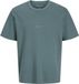 Jack & Jones T-shirt Jcoclub Structure Tee Ss Crew Neck 12289941 North Atlantic Mannen Maat - XL