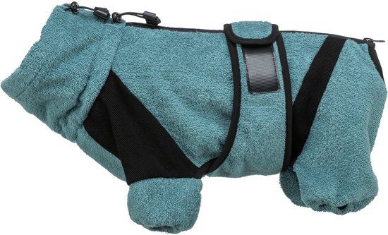 Trixie Hondenkleding Honden Badjas Petrol 54 cm