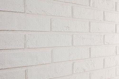 Elabrick Dover - Flexible Brick Wall Cladding - White - 50 x 210mm