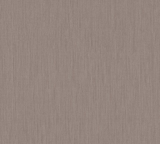 Living Walls TEXTIELLOOK BEHANG | Basic - Bruin - Daniel Hechter
