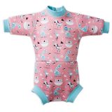 Splash About Happy Nappy Baby wetsuit met herbruikbare zwemluier, Nina's Ark 6-14 Maanden
