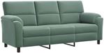 vidaXL Bank Zeegroen Fluweel 214 x 85 x 93 cm