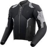 Rebelhorn Jax waterdichte motorfiets textieljas - Zwart/grijs - 4XL