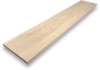 wandplanken.nl Eiken plank 280 x 30 cm 18 mm - Fijnbezaagd - Onbehandeld