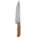 D&K Couteau de chef, manche en bois de hêtre, 33 cm