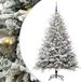 vidaXL Kunstmatige Voorverlichte Kerstboom met Ballenset Groen 150 cm