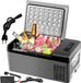 Kibus Glacière électrique portable - Noir/Gris - 15 Litres