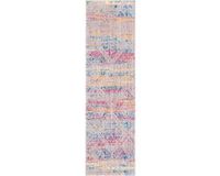 Safavieh Tapijtloper Laila Fuchsia/Lichtgrijs 69 x 244 cm