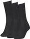Calvin Klein Sokken Dames Roll Top 3-pack Zwart-35/38