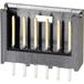 TE Connectivity 280371-2 Male header (standaard) AMPMODU MOD II Totaal aantal polen: 4 Rastermaat: 2.54 mm Inhoud: 1 stuk(s)
