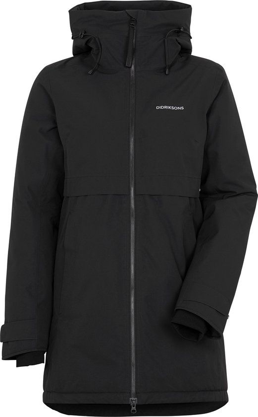 Didriksons HELLE WNS PARKA 6 Dames Outdoorjas - Black