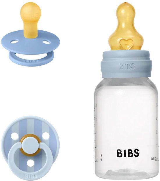 BIBS Cadeauset - Baby Blue
