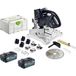 Festool Scie à moulures sans fil Symc 70 Eb-basic 36 V (2 x 18 V) 216 mm + 2 batteries 8,0 Ah + Systainer - Sans chargeur
