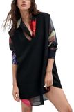 Desigual Jurk 'VEST_MAMEN_LACROIX 26WWVW43' zwart
