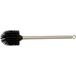 Arvix Brosse WC avec manche en métal et tête en caoutchouc thermoplastique