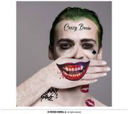 Fiestas Guirca Gezicht tattoo Mr Smile set