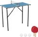 Merkloos / Sans marque Relaxdays Mini Pingpongtafel - Blauw
