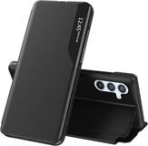 Techsuit Hoesje geschikt voor Samsung Galaxy A54 - eFold Book Case - Zwart