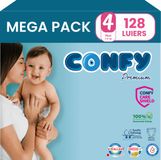 Confy Premium Luiers Maat 4 (7-14kg) - 128 Stuks