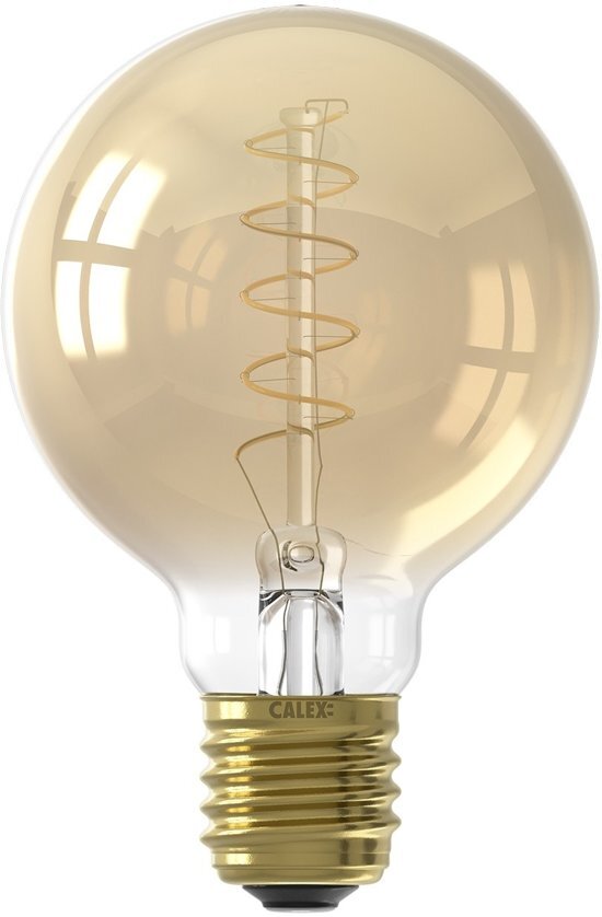 Calex LED Globelamp G80 E27 4W 2100K Goud dimbaar