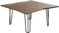 Vicco Yan Salontafel – 80 x 80 cm Artisanaal eiken