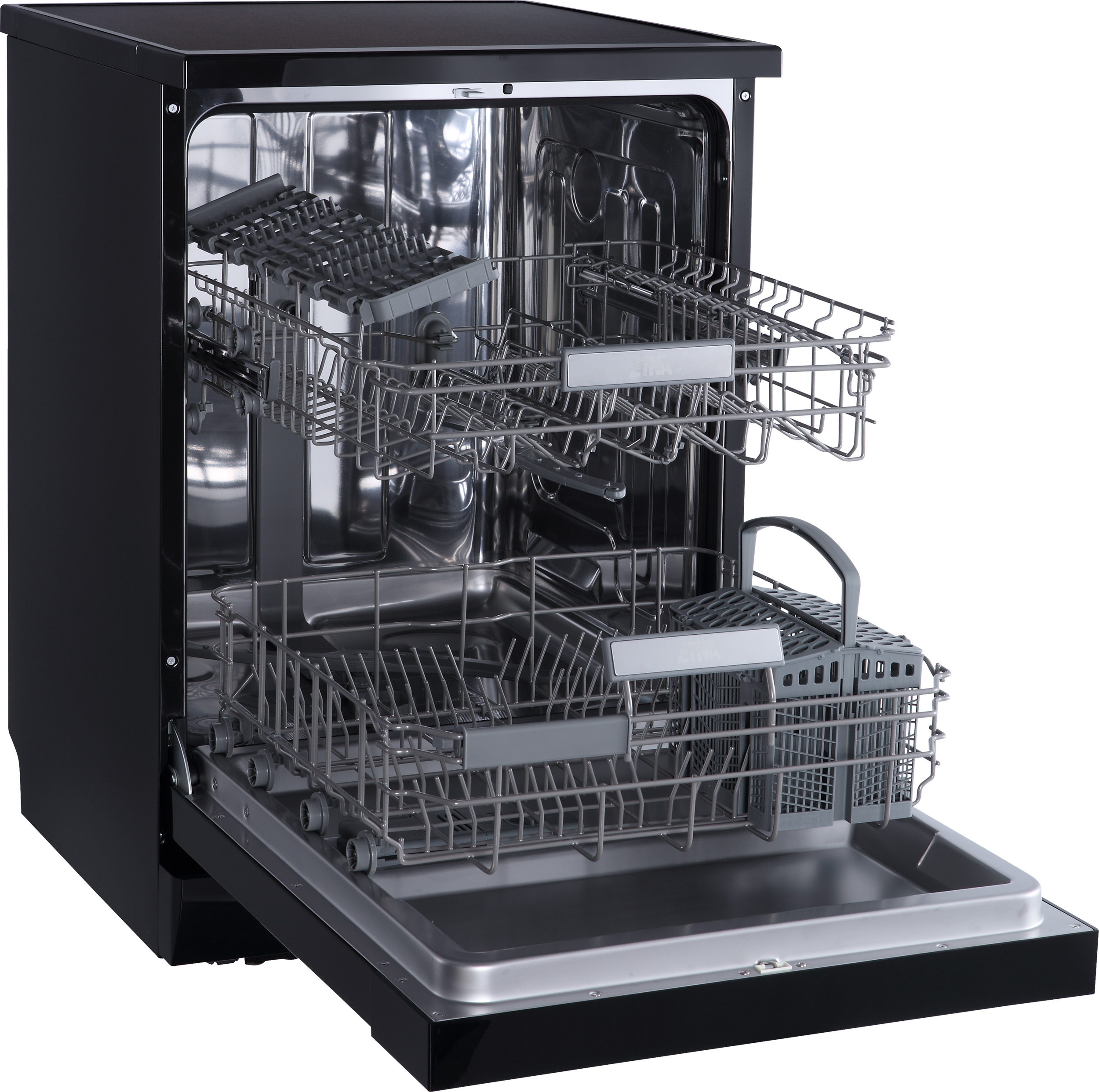 ETNA VWV142ZWA Vrijstaande vaatwasser - Zwart - 60 cm - 14 couverts