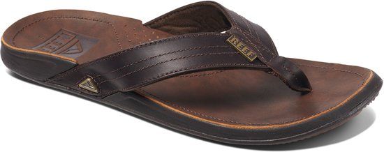 Ree, F. J-Bay Iii Heren Slippers - Dark Bro/Dark B - 40