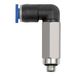 RIEGLER L-steekschroefverbinding »Blaue serie« mini, lang, draaibaar, M3, voor slot. Buitendiameter 3 mm, werkdruk max. 10 bar, kunststof/MS vern.