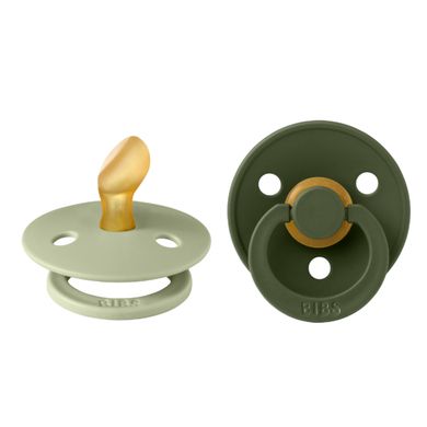 BIBS® Fopspeen Infinity 0-6 maanden Sage & Hunter Green 2 stuks