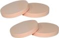 Merkloos Schmink / make up sponsjes - 4x - rond - 5 cm - grimeersponsjes