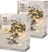 Merkloos Kerstboomverlichting lichtsnoeren - 120 LED lampjes - Warm wit - 900 cm