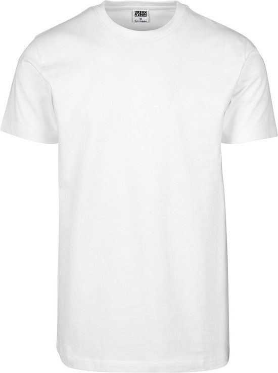 Urban Classics Basic Tee Heren T-shirt - wit - S