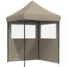 vidaXL Tente de réception 200 x 200 x 306 cm, couleur taupe, en tissu Oxford