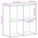vidaXL Boekenkast 4-laags 69,5 x 29 x 69,5 cm Bewerkt hout Zwart Eiken