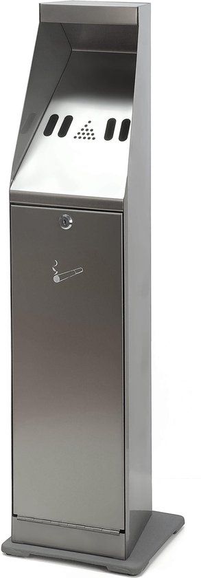 Gardalux V-PART Sigarettenpaal 31025411 RVS (Roestvrij staal) Zilver