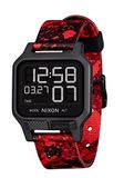 NIXON Heat A1320 Digitaal sporthorloge, ultradun, voor heren (38 mm gezicht, 20 mm band PU/rubber/siliconen)