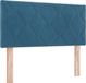 vidaXL Hoofdbord bleu foncé 90 cm velours