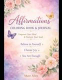Affirmations coloring book and journal