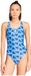 Adidas Logo Graphic V-back Zwemkleding Blauw 38 Vrouw