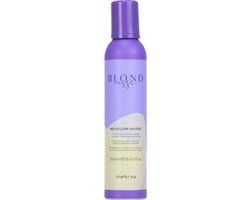 Inebrya No-Yellow Mousse 250ML | Voor gebleekt of grijsblond haar