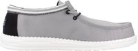 HEYDUDE - Wally Letterman Heren Instappers Light Grey/White - Maat 40
