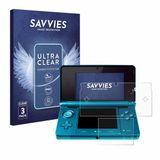 Savvies - Screenprotector voor Nintendo 3DS - Folie Beschermfolie transparant 6 Stuks