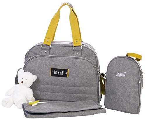 BABY ON BOARD Verwisselbare zak Urban Class ic mosterd