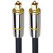 PremiumCord Toslink optische audiokabel, 1 m, buitendiameter: 7 mm, Toslink plug-on-stekker, digitale kabel voor hifi-stereo-installatie Soundable TV, HQ audio, metalen design + nylon, kleur: zwart