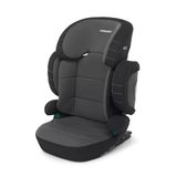 Foppapedretti Open I-Size autostoel voor kinderen van 100 tot 150 cm hoogte, 3-12 jaar, ECE R129 conform, dualfix fixatie (Isofix en niet), zijdelingse impactbescherming, afneembare hoes, zwart