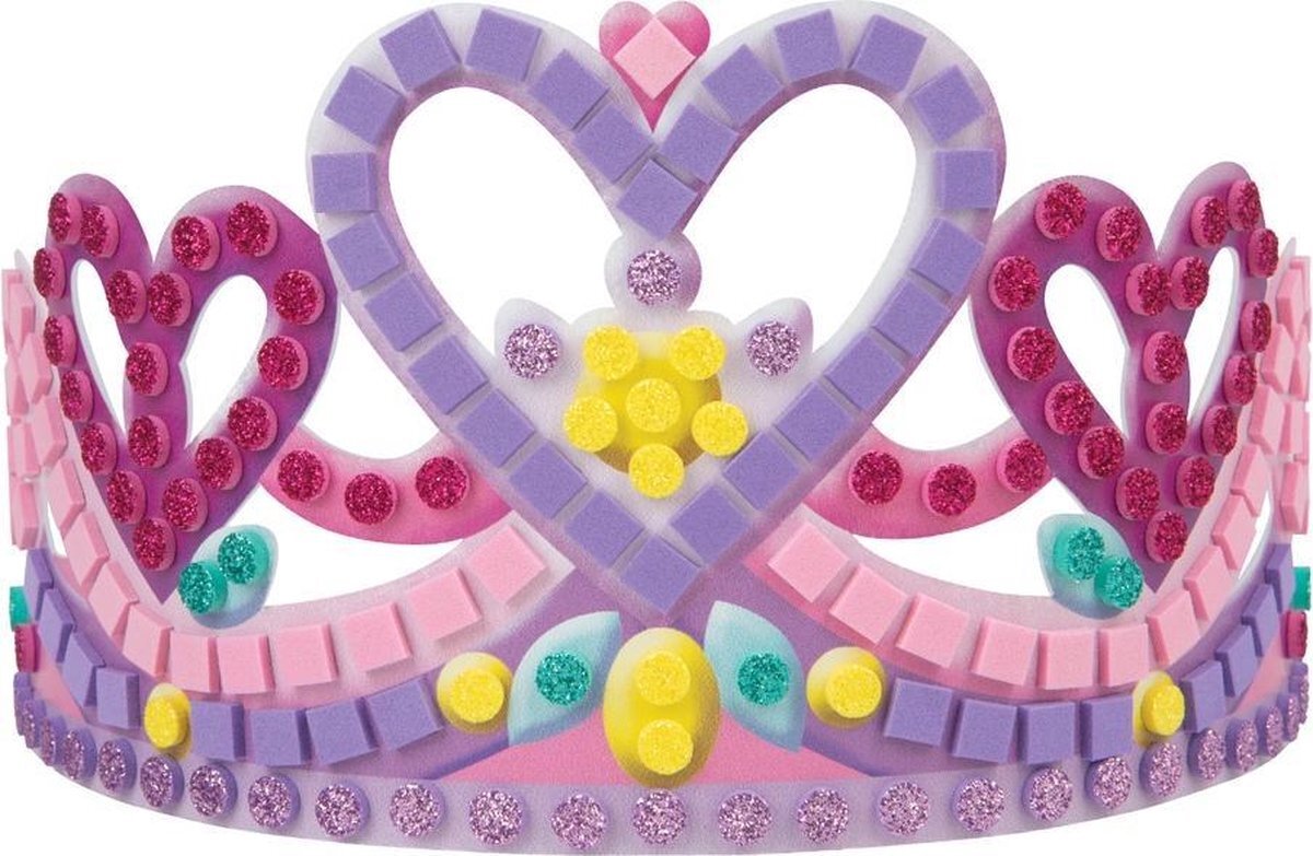 Sticky Mosaics Diadeem Hart Junior Roze