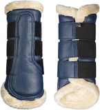 HKM Comfort Premium Fur Beenbeschermers Donkerblauw Shetland pony