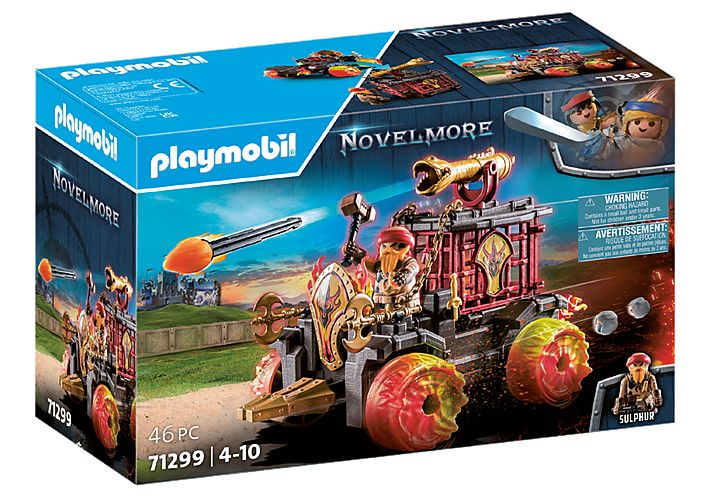 PLAYMOBIL Novelmore Burnham Raiders - Vuurgevechtwagen - 71299 - Actie/avontuur - 4+ jaar