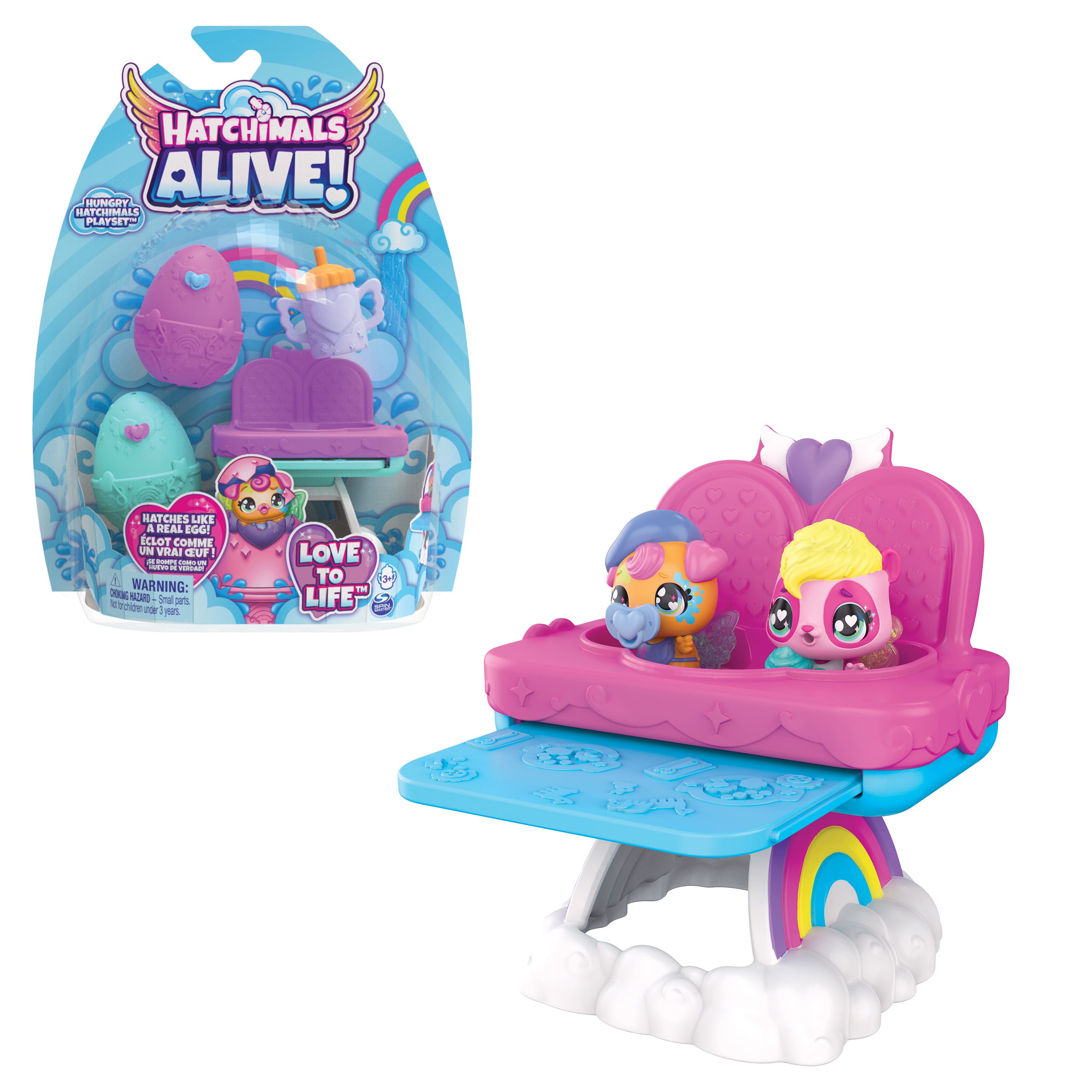 Hatchimals Alive - Hungry - Speelset - Dier - 2 Figuren - Vanaf 3 Jaar