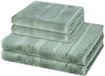 Cawö Noblesse Set serviette de bain et serviette de douche (pack de 4) - Nordic Green